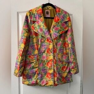 Colorful Floral Women's Blazer